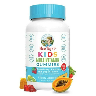 MaryRuths Kids Multivitamin Gummies วิตามินรวมสำหรับเด็ก กัมมี่ เคี้ยวหนึบ สำหรับทาน 2 เดือน