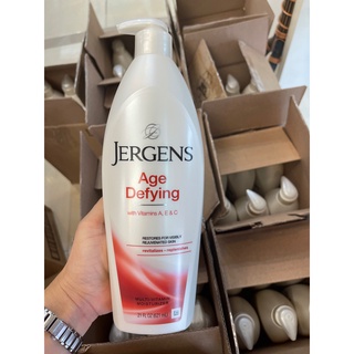 JERGENS AGE DEFYING LOTION 621ML. ฟื้นบำรุงผิวที่เริ่มส่งสัญญาณแห่งวัย ถนอมผิวสวยแลดูสดใส