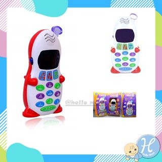 HelloMom โทรศัพท์เด็กเล่น โทรศัพย์สอนภาษา ABC  Aptitude Learner Mobile phone Toy ขนาดใหญ่ โทรศัพย์เด็ก มีเสียง มีไฟ จอไฟ