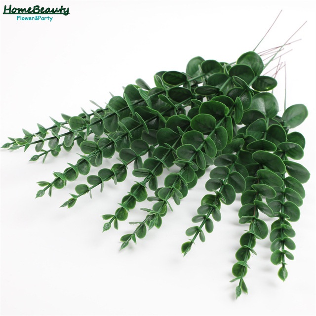 ใบยูคาลิปตัสประดิษฐ์ สีเขียว สําหรับตกแต่งบ้าน งานแต่งงาน 1 ชิ้น - รูปที่ 6