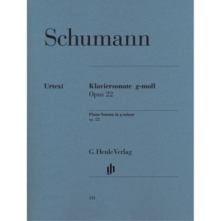 SCHUMANN Piano Sonata g minor op. 22 with original last movement (HN331)