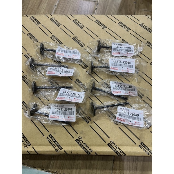 วาลว์ไอดี ไอเสีย ยางหมวกวาล์ว Toyota ALTIS ปี 2002-2012 เครื่อง 3ZZFE 1.6 ของแท้JAPAN ราคา ถูกที่สุด ดีลบีเคเค แกลเลอรีภาพที่ 7