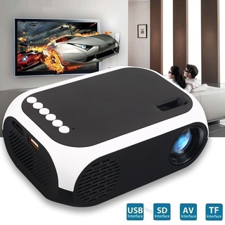 โปรเจคเตอร์ Lcd Fhd Smart 4K 3D 1920*1080P รองรับ Usb Av Hdmi ภาพยนตร์ บ้าน โรงภาพยนตร์