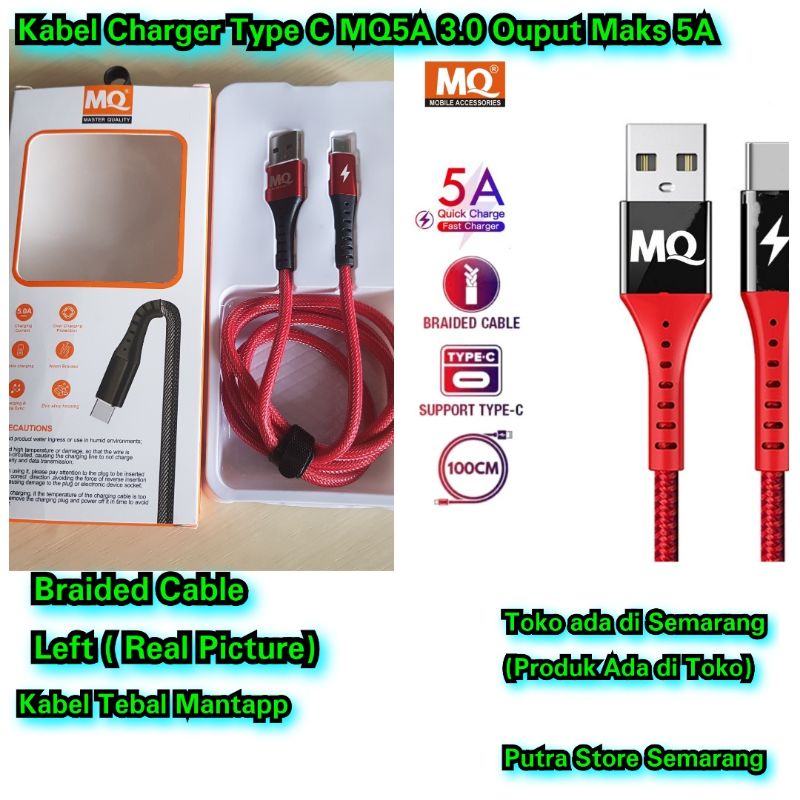 MQ5A type C QC 3.0 Super Speed Fast Charger สายชาร์จ type C