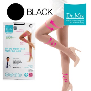 Dr.miz Lets Cool Extreme Strong Stocking Black 40DEN (สินค้าของแท้จากเกาหลี)