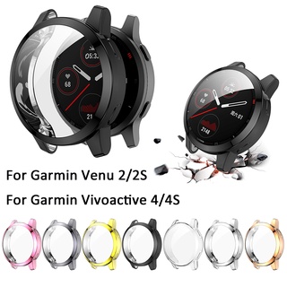 เคสป้องกันหน้าจอ TPU แบบนิ่ม สําหรับ Garmin Venu 2S 2 Garmin Vivoactive 4S 4