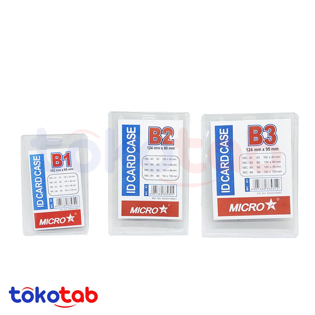 ป้ายชื่อหนาแข็ง/ เคสบัตรประจําตัว/ ซองใส่บัตร/ ซองใส่บัตร B1 B2 B3 B4