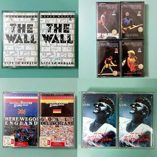 Roger Waters, Bruce Springsteen, Elton John, World Soccer songs เทป Cassette ฟังทดสอบแล้ว รับประกันไม่มีอัดทับ