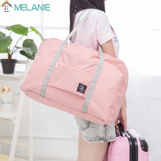 Nylon Large Capacity Folding Travel Bag / Waterproof Storage Pouch / Zipper Lock Clothes Panties Socks Organize Bag