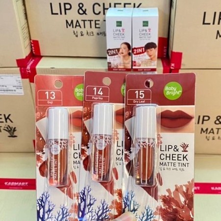 (แท้💯) Baby Bright Lip & Cheek Matte ลิปเบบี้ไบร์ทใช้ได้ทั้งปากและแก้ม