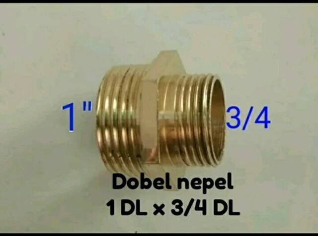 ถุงเท้าคู่ / ด้ายด้านนอกหัวนมถุงเท้าคู่ 1" x 3/4 ด้ายด้านนอก