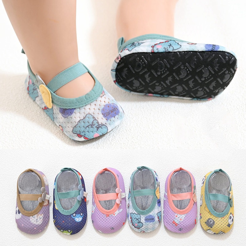 0-2Year Old Boy Anti-slip ไดโนเสาร์รองเท้าเด็กรองเท้าสําหรับชายผ้าฝ้ายรองเท้านุ่ม