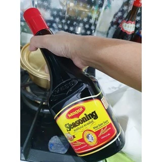 ซอสแม็กกี้ #ฝาแดงMaggie Seasoning ขวดใหญ่800ml. รสชาติหอมอร่อย ไม่มีส่วนผสมผงชูรส หมักจากธรรมชาติ ไม่มีสารก่อมะเร็ง