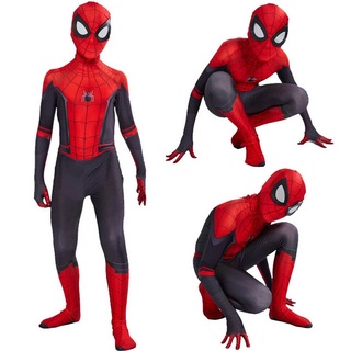 Kids Boys Spider-Man: Far From Home Spiderman Zentai Cosplay Costume Suit Outfit