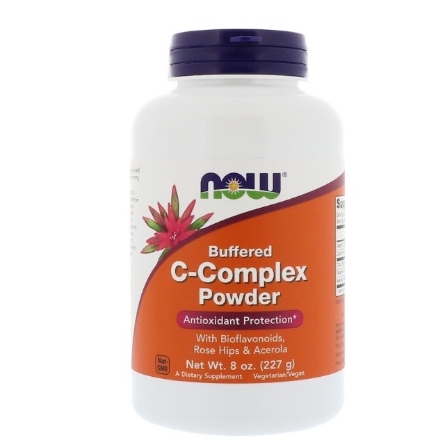 วิตามินซีผง โรสฮิป อะเซโรลา ผิวใส ไกลหวัด Now Foods Buffered C-Complex ...