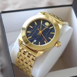 🌸✨เรือนนี้สวยมาก สีทองหน้าปัดสีน้ำเงิน Tory Burch Whitney Blue Dial Gold Tone Ladies Watch TRB8008✨🌸