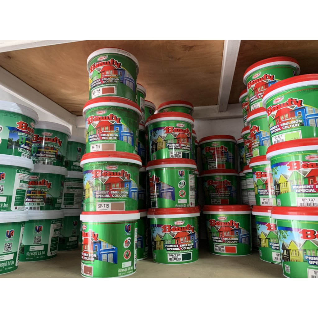 แม่สีน้ำอะคริลิคบิวตี้ Beauty ขนาด 1/4กล. (0.9 ลิตร)