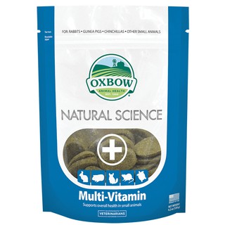 Oxbow Multi-Vitamin support 4.2 Oz (120 g) คุกกี้หญ้าผสมวิตามินรวมขนมกระต่าย