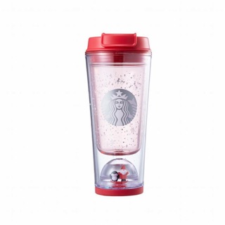 (ของแท้) Starbucks Holiday Friends Waterball Tumbler