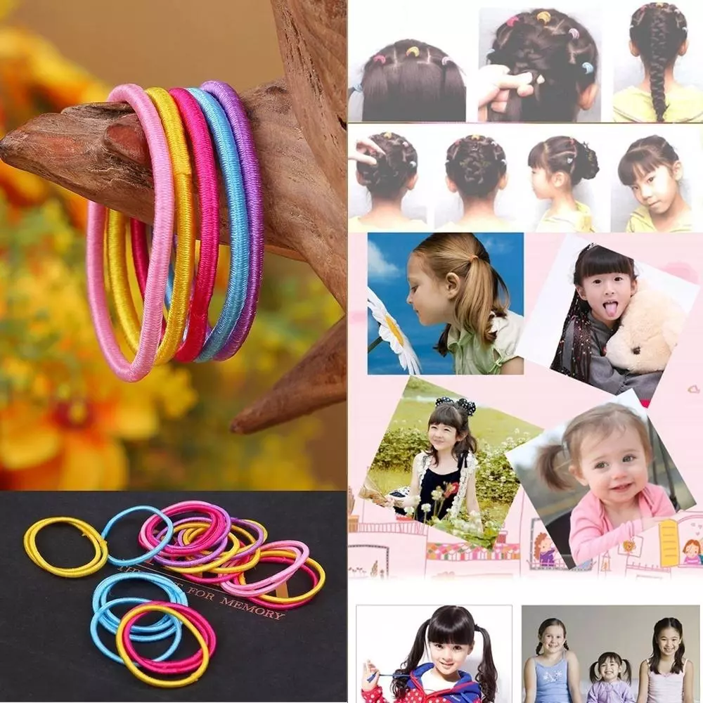 ยางรัดผม 100 ชิ้น / ชุด