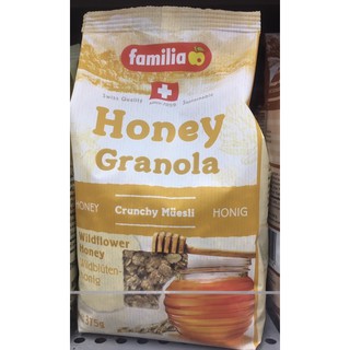 แฟมิเลียธัญพืชผสมน้ำผึ้ง 375ก Familia Honey Granola 375g