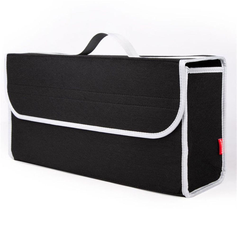 NOVAE รถ Trunk Organizer อุปกรณ์ตกแต่งภายในอัตโนมัติพับ Felt ผ้า Anti Slip กล่องเก็บของท้ายรถขนาดใหญ่ ราคา ถูกที่สุด ดีลบีเคเค แกลเลอรีภาพที่ 5