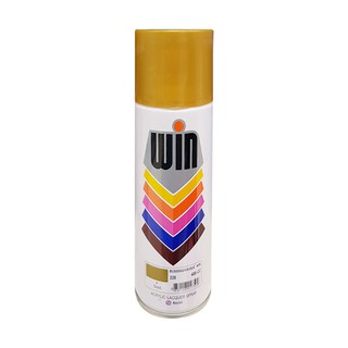 สีพ่น อุปกรณ์ก่อสร้าง สีกระป๋อง สีสเปรย์ WIN #228 Gold 400CC