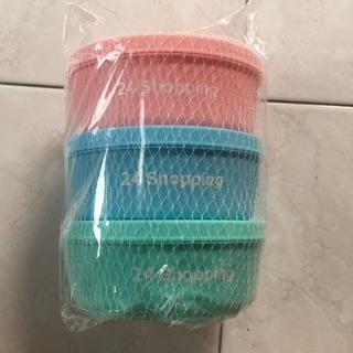 ชุดกล่อง 3 ใบเถา สีพาสเทล ของ 24 shopping