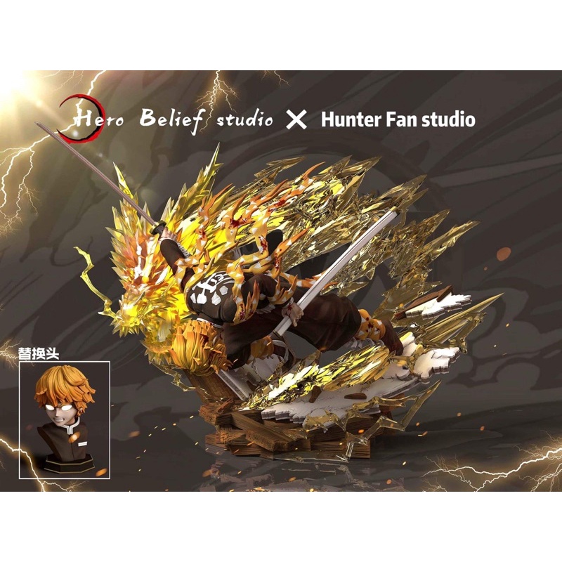 Hero belief x Hunter fan studio Zenitsu Agatsuma – Demon Slayer Battle Ver.