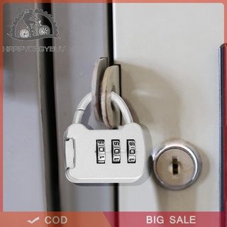 On Sale &amp; Zinc 3 Digit Code Combination Password Lock Mini Carrying Luggage Case Lock