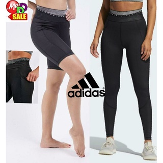 Adidas - ใหม่ กางเกงรัดกระชับกล้ามเนื้อรัดรูป แทรกผ้ตาข่าย ADODAS TECHFIT BADGE TIGHTS GM2856 GL0711 GL0709 GM2857