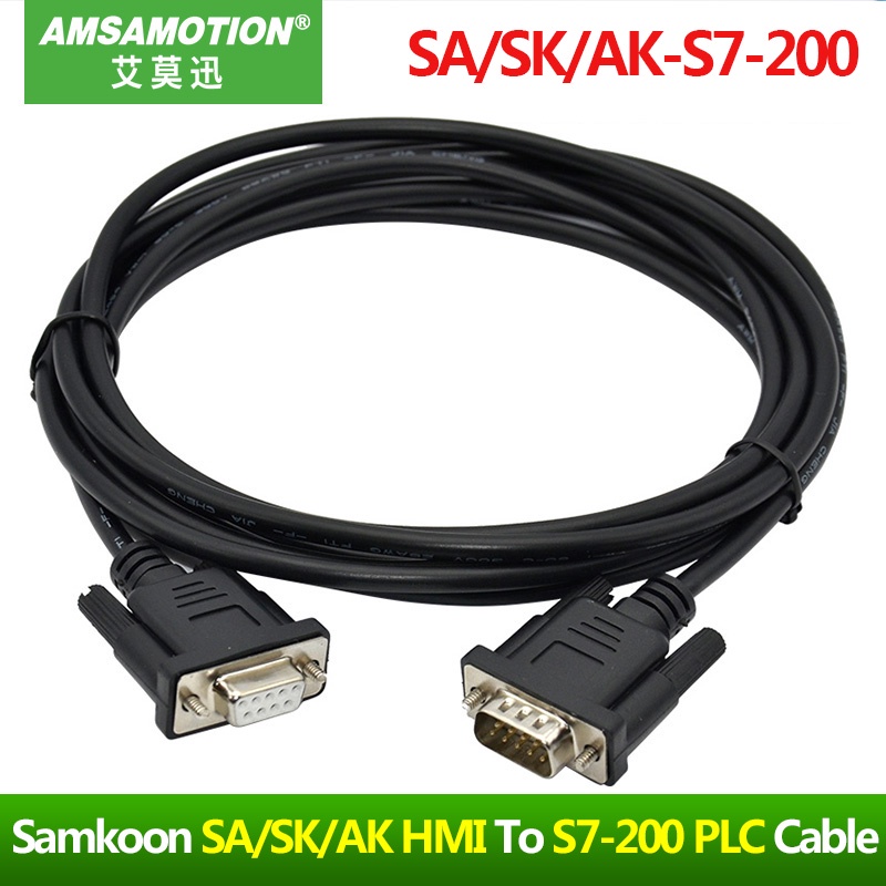 YY SA/SK/AK-S7200 เหมาะสําหรับ Samkoon SA/SK/AK Series HMI แผงสัมผัสเชื่อมต่อ Siemens S7-200 Series 