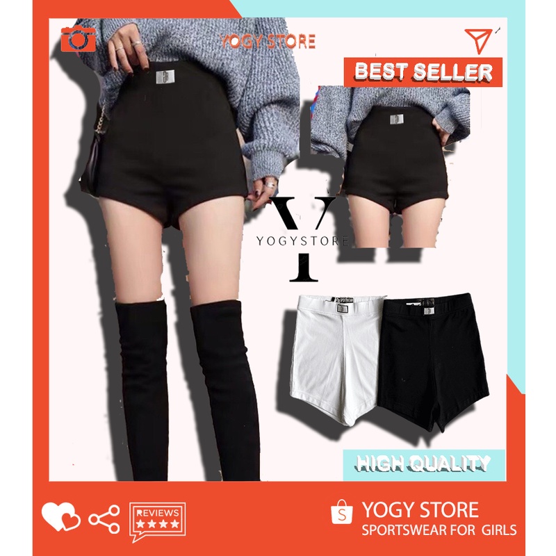 HIGH WAIST DANCE SHORTS เสา twerk