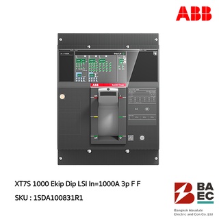 ABB เบรกเกอร์ XT7S 1000 Ekip Dip LS/I In=1000 3P 50KA