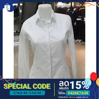 เสื้อเชิ้ตทำงานเรียบหรูมีไซด์34-46สาวอวบใส่ได้ค่ะ