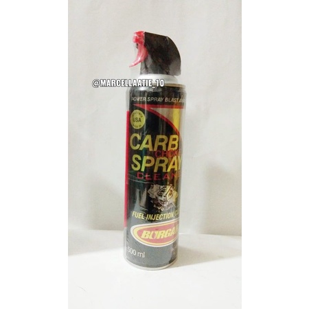 CARBURETOR CARB CHOKE SPRAY CARB CLEANER BURGARI FUEL INJECTION CLEANER 500มล.