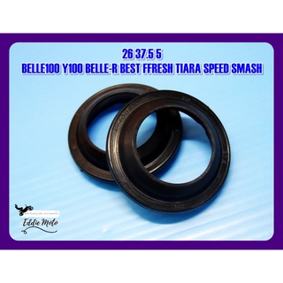 YAMAHA BELLE100 Y100 BELLE-R BEST FRESH TIARA SPEED / SUZUKI SMASH  SEAL (26 37.5 5) / ซีลกันฝุ่นโช๊คหน้า 26 37.5 5 เซ็ท