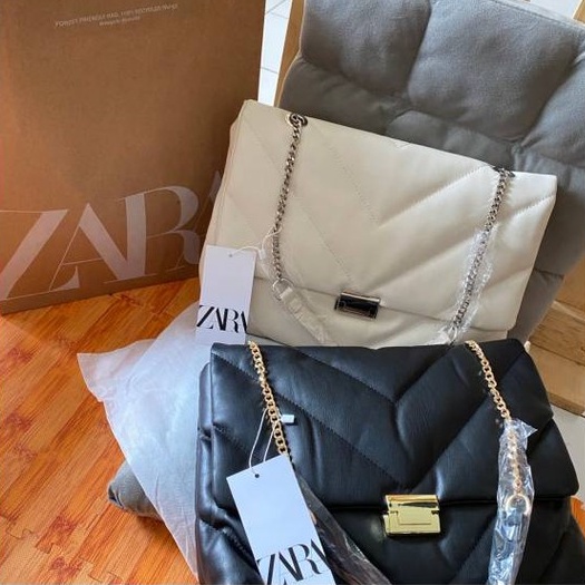 Zar* Maxi Soft Quilted Premium Women& 39;s Sling Bag / Z*ra Premium Women& 39;s Bag