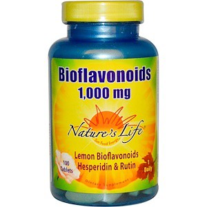 Nature's Life, Bioflavonoids , 1,000 mg, 100 Tablets และ 250 tablets