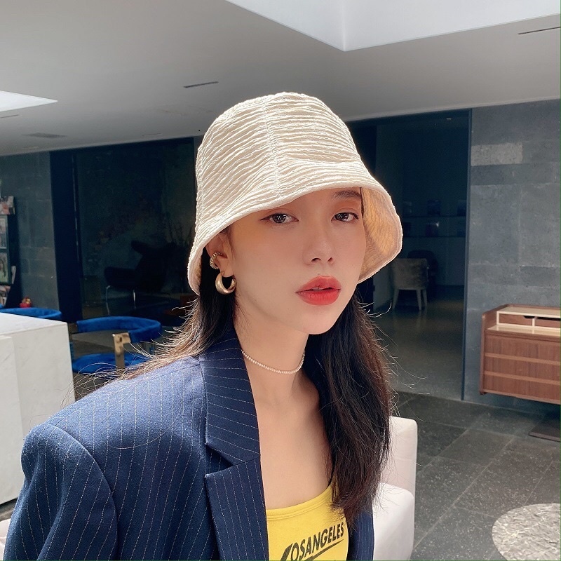 Sale พร้อมส่งจากไทย หมวกบักเก็ต สไตล์เกาหลีBucket Hat (DM12)