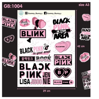 Blackpink Sticker สติ๊กเกอร์ไดคัท(BLINK)3Mเนื้อกึ่งด้าน