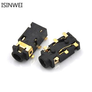 5 . 5 . Pj242 Female Audio Connector 6 Pin Smt Smd ชุดหูฟังสเตอริโอ Pj - 242