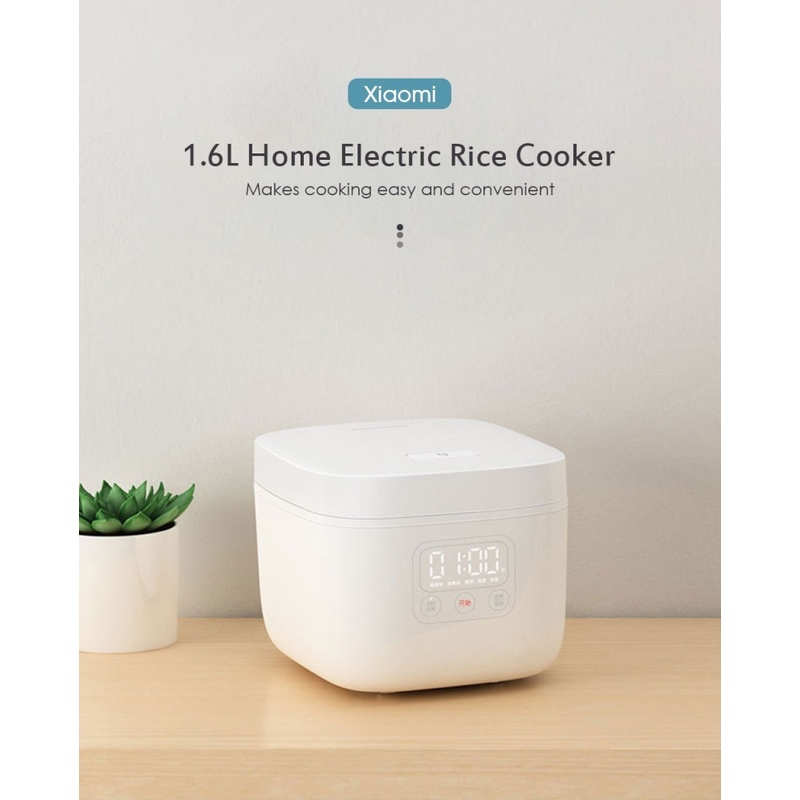 Xiaomi Mijia หม้อหุงข้าว1.6ลิต mini Electric Rice Cooker 1.6L Kitchen