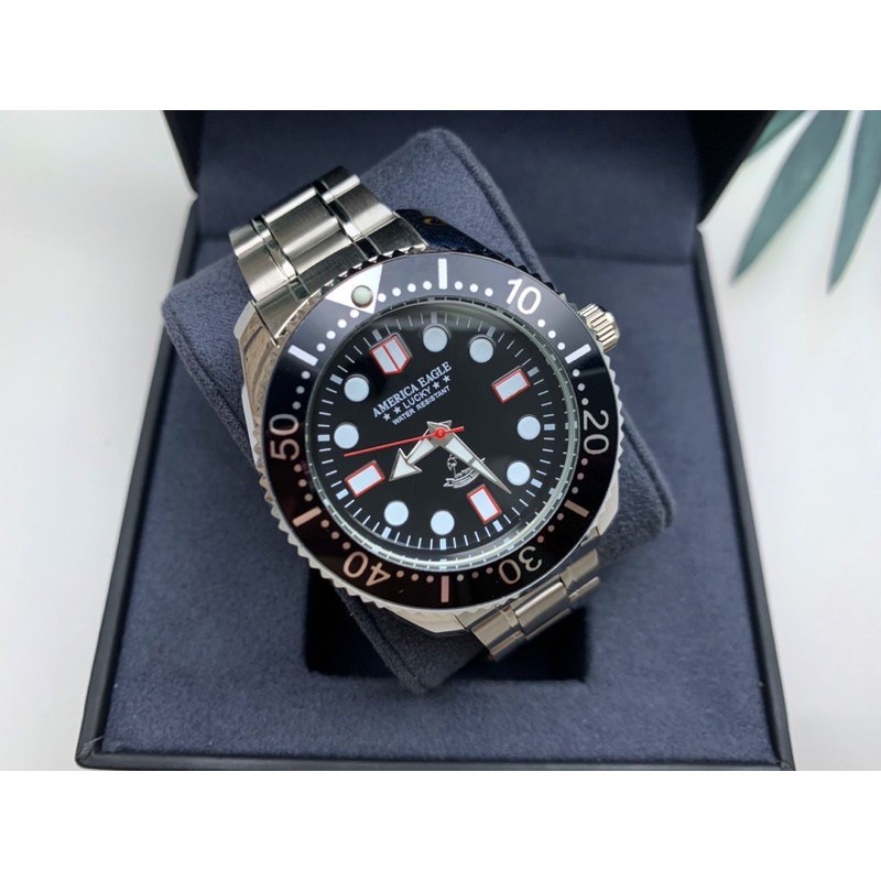 💥ส่งจากไทย💥 EG-3300 นาฬิกาข้อมือผู้ชาย AMERICA EAGLE สายสแตนเลส นาฬิกาข้อมือราคาถูก