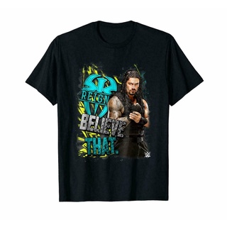 เสื้อยืด ผ้าฝ้าย พิมพ์ลาย Wwe Ro Reigns Believe That S Us 100 สําหรับผู้ชาย ET56WRE26262