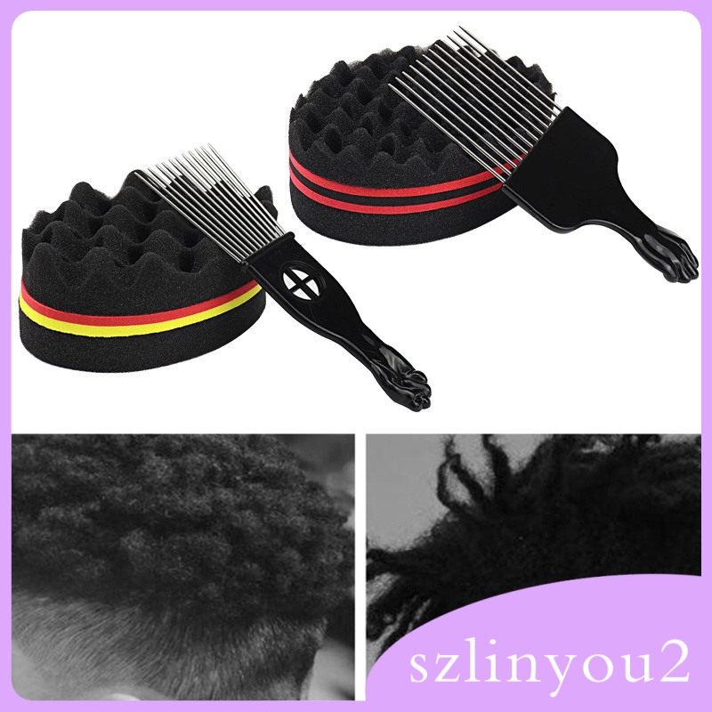 [NANA] แปรงฟองน้ํา ขนาดใหญ่ สําหรับตัดผม Dreads Afro