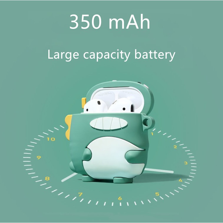 Tws inpods i12 หูฟังอินเอียร์บลูทูธ ไร้สาย มินิไฮไฟ เล่นเพลง สำหรับนักเรียน นักกีฬา การควบคุมแบบสัมผัส เข้ากันได้กับระบบ Android และ Xiaomi พร้อมกับเคสป้องกัน ลายการ์ตูน - รูปที่ 2