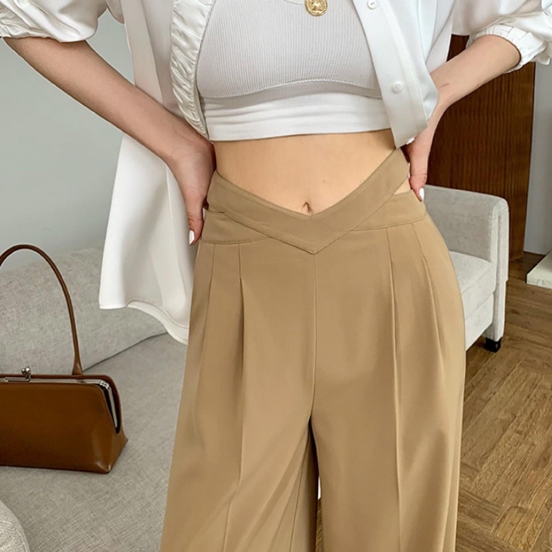 กางเกงขายาวเอวสูง umade classy pants