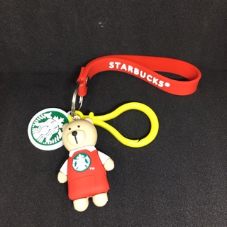 พวงกุญแจน้องหมีบาริสต้า starbucks