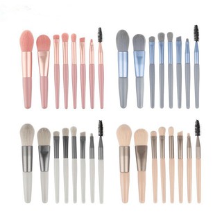 Rtพร้อมส่ง เซตแปรงแต่งหน้า แปรงแต่งหน้า 8 ชิ้น  Make up brush fancy